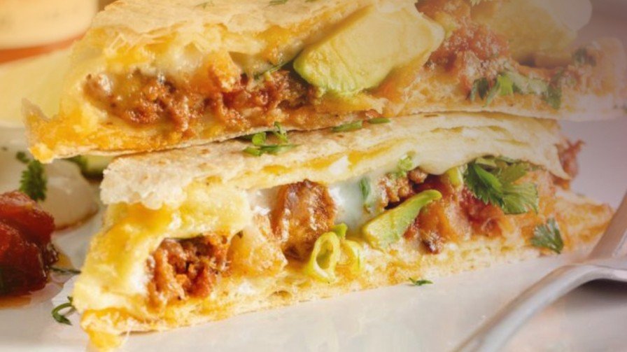 Protein-Packed AM Quesadilla