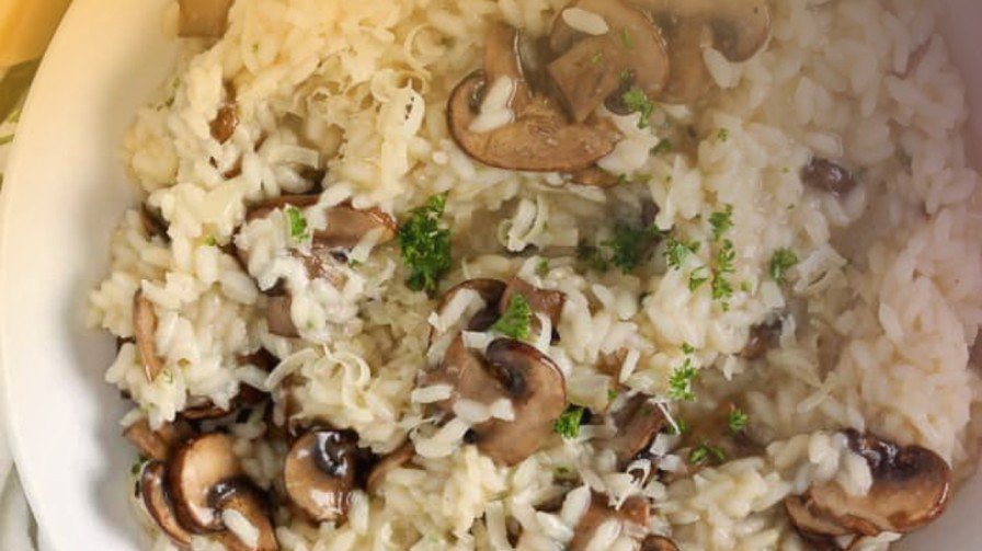 Mushroom Risotto Instant Pot